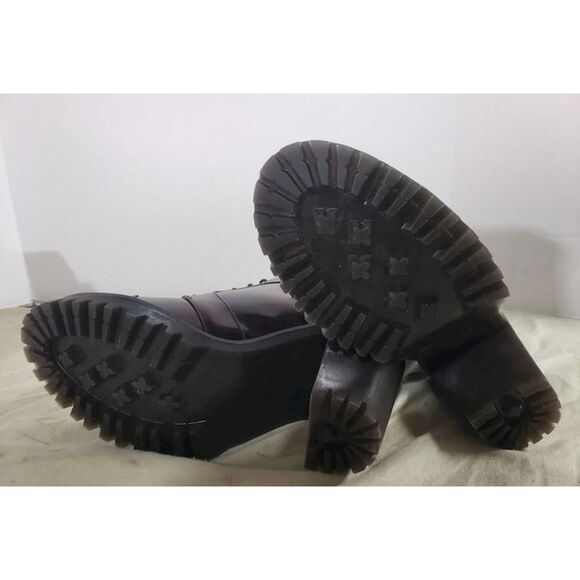 Dr. Martens Dark Red Heeled Boots - Picture 5 of 6